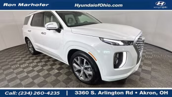 2022 Hyper White Hyundai Palisade Limited AWD SUV