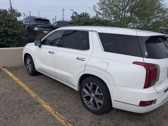 2022 Hyper White Hyundai Palisade Limited AWD SUV