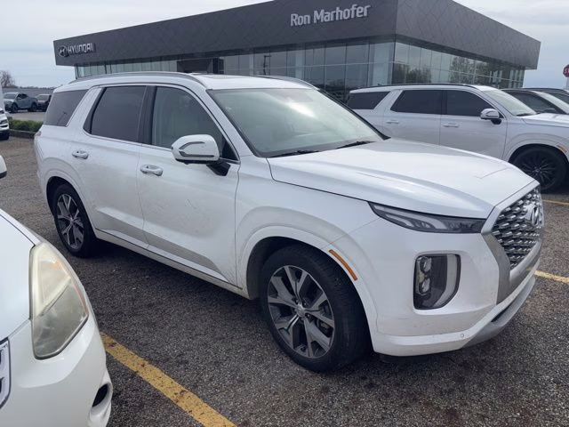 2022 Hyper White Hyundai Palisade Limited AWD SUV
