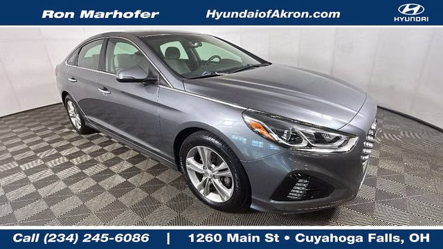 2018 Machine Gray Hyundai Sonata SEL+ FWD Sedan
