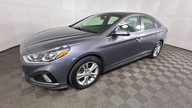 2018 Machine Gray Hyundai Sonata SEL+ FWD Sedan
