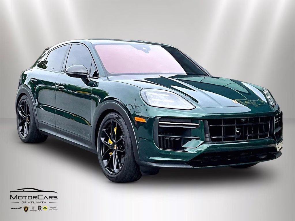 2026 Paint to Sample - British Racing Green Porsche Cayenne Coupe Turbo GT AWD SUV