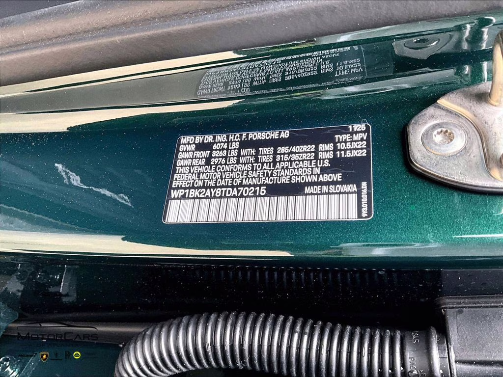 2026 Paint to Sample - British Racing Green Porsche Cayenne Coupe Turbo GT AWD SUV