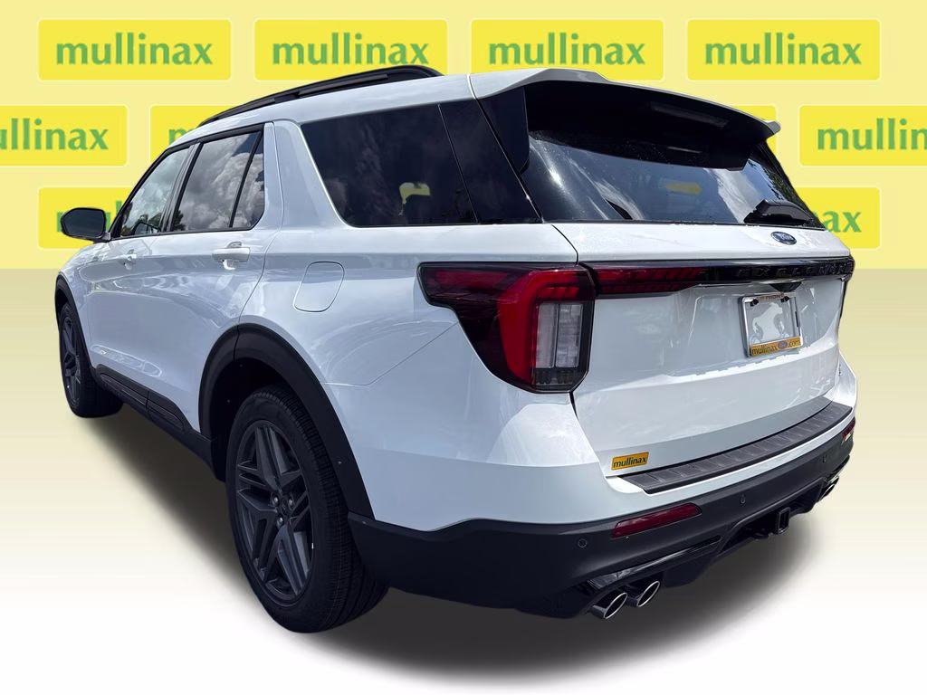 2026 Star White Metallic Tri-Coat Ford Explorer ST 4X4 SUV