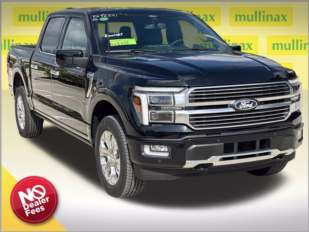 2026 Black Metallic Ford F-150 Platinum 4X4 Truck