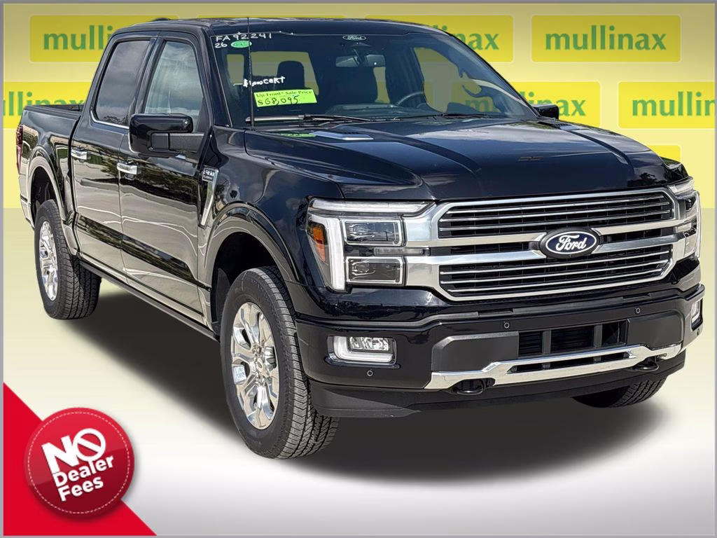 2026 Black Metallic Ford F-150 Platinum 4X4 Truck