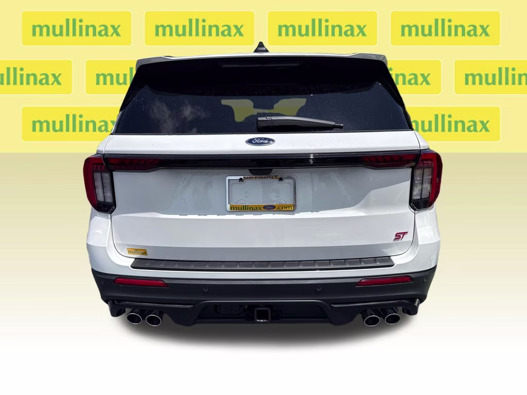 2026 Star White Metallic Tri-Coat Ford Explorer ST 4X4 SUV