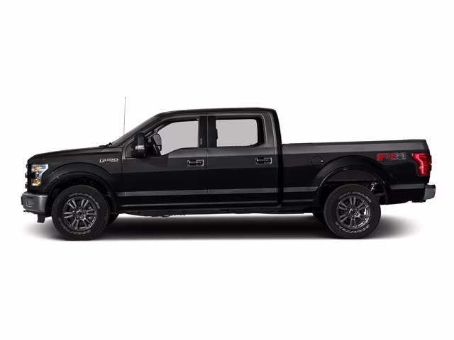 2016 Shadow Black Ford F-150 Lariat Crew Cab Pickup 4X4 Truck