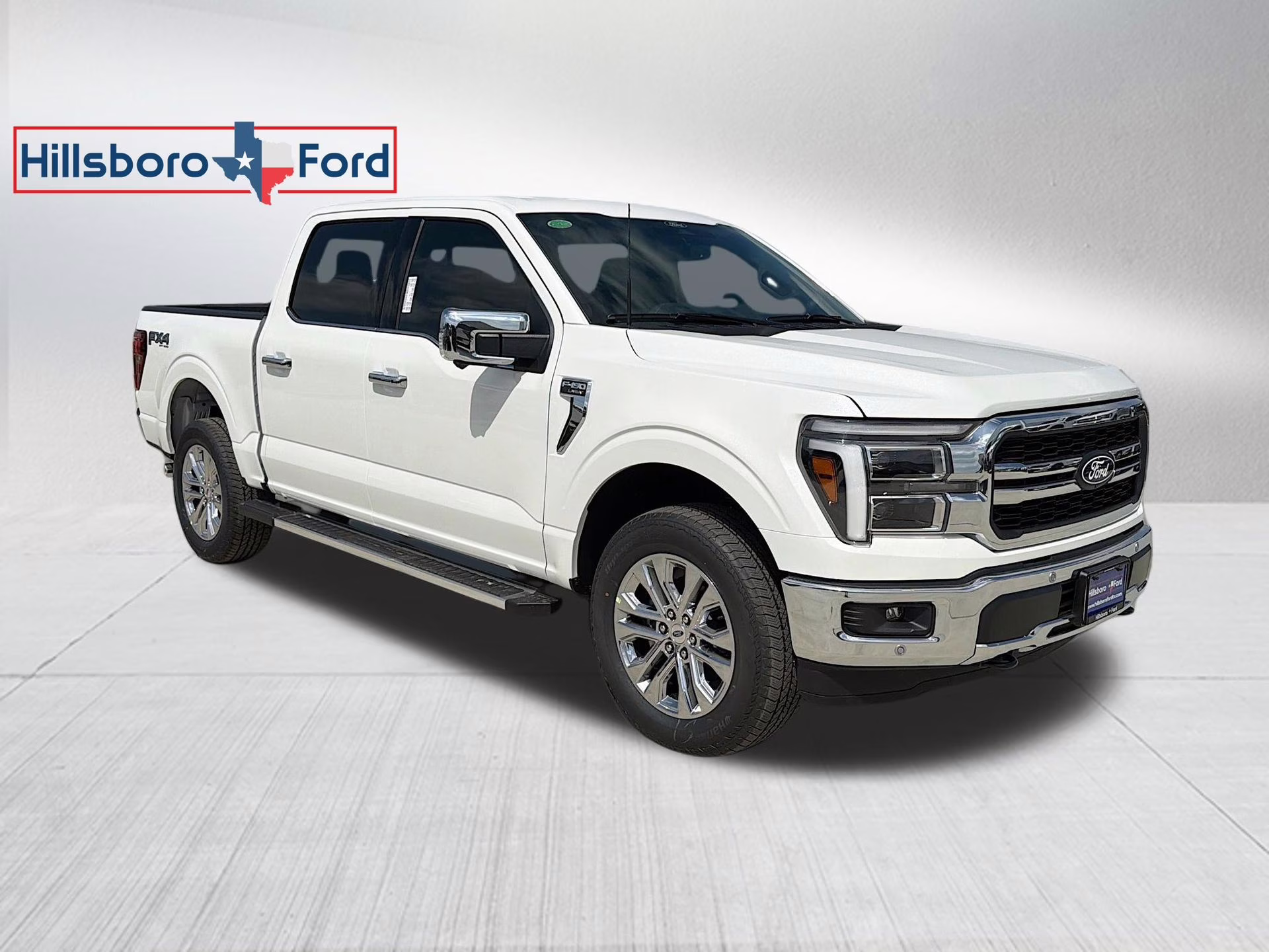 2026 Star White Metallic Tri-Coat Ford F-150 Lariat 4X4 Truck