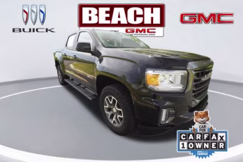 2021 Onyx Black GMC Canyon AT4 w/Leather 4X4 Truck