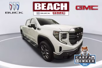 2024 Summit White GMC Sierra 1500 SLT 4X4 Truck
