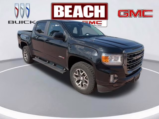 2021 Onyx Black GMC Canyon AT4 w/Leather 4X4 Truck