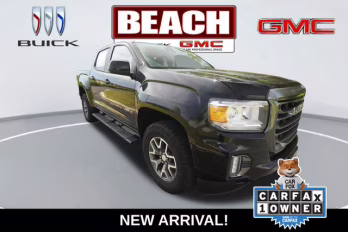 2021 Onyx Black GMC Canyon AT4 w/Leather 4X4 Truck