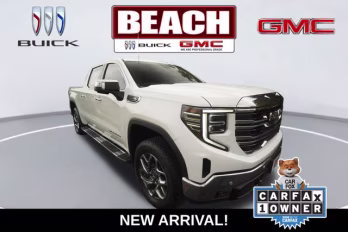 2024 Summit White GMC Sierra 1500 SLT 4X4 Truck