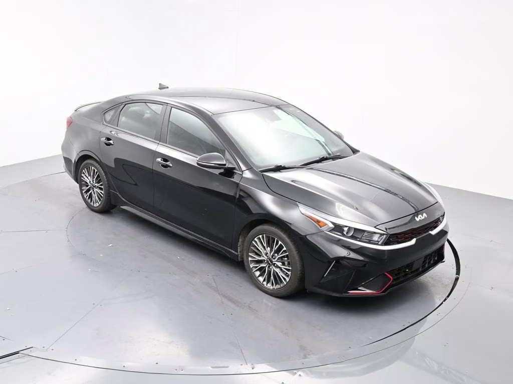 2024 Aurora Black Pearl Kia Forte GT-Line FWD Sedan