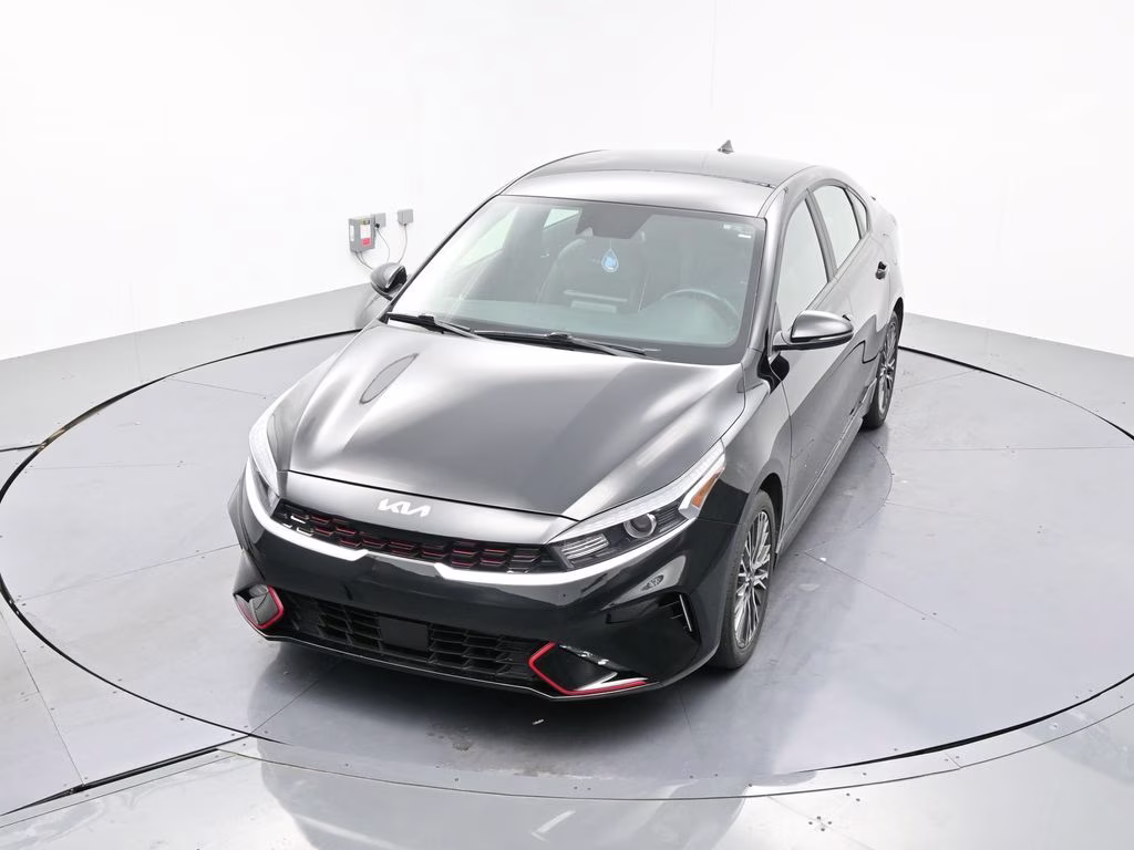 2024 Aurora Black Pearl Kia Forte GT-Line FWD Sedan