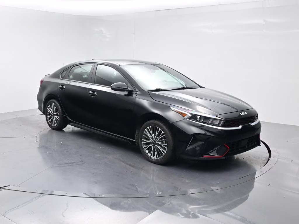 2024 Aurora Black Pearl Kia Forte GT-Line FWD Sedan