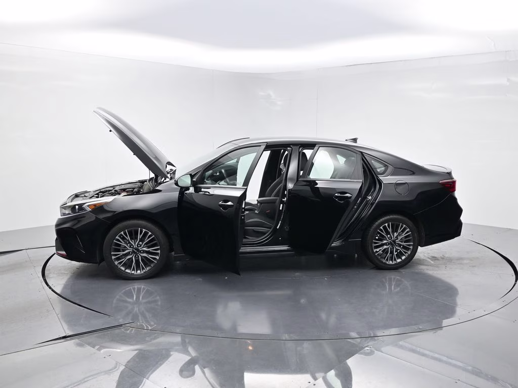 2024 Aurora Black Pearl Kia Forte GT-Line FWD Sedan