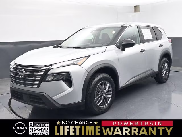 2024 Brilliant Silver Metallic Nissan Rogue S AWD SUV