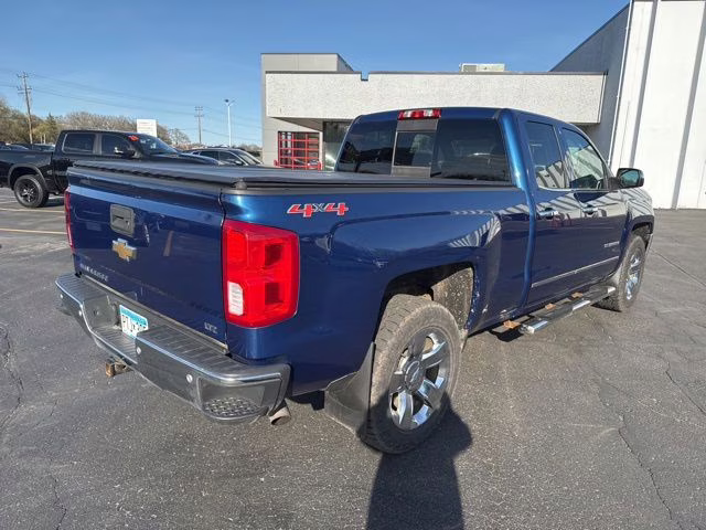 2017 Deep Ocean Blue Metallic Chevrolet Silverado 1500 LTZ 4X4 Truck