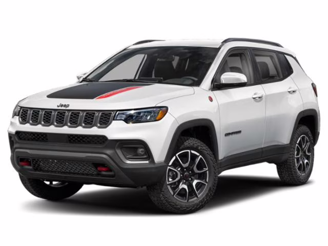2026 Bright White Clearcoat Jeep Compass Trailhawk 4X4 SUV