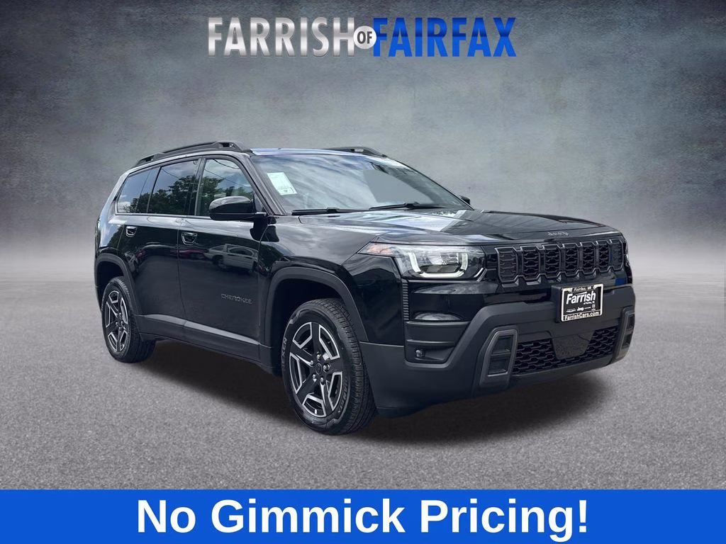 2026 Diamond Black Crystal Pearlcoat Jeep Cherokee Laredo 4X4 SUV