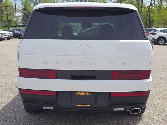2026 Serenity White Hyundai Santa Fe SE FWD SUV