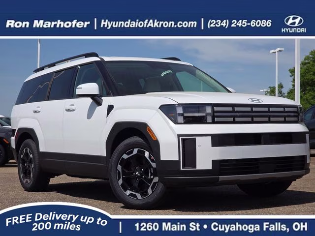 2026 Serenity White Hyundai Santa Fe SEL AWD SUV