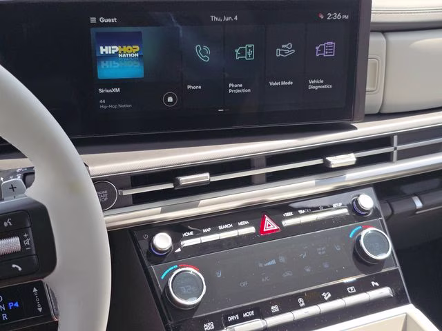 2026 Serenity White Hyundai Santa Fe SEL AWD SUV