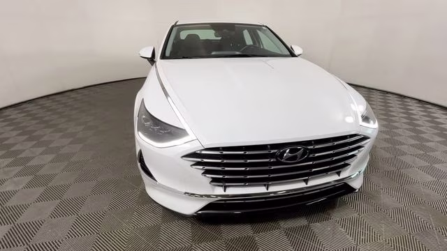 2023 Serenity White Hyundai Sonata Hybrid SEL FWD Sedan