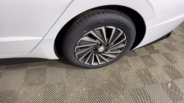 2023 Serenity White Hyundai Sonata Hybrid SEL FWD Sedan