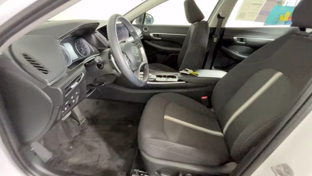 2023 Serenity White Hyundai Sonata Hybrid SEL FWD Sedan