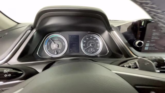 2023 Serenity White Hyundai Sonata Hybrid SEL FWD Sedan