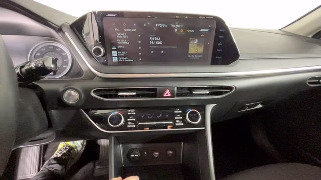2023 Serenity White Hyundai Sonata Hybrid SEL FWD Sedan