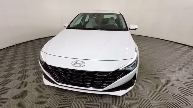 2023 Ceramic White Hyundai Elantra Hybrid Limited FWD Sedan