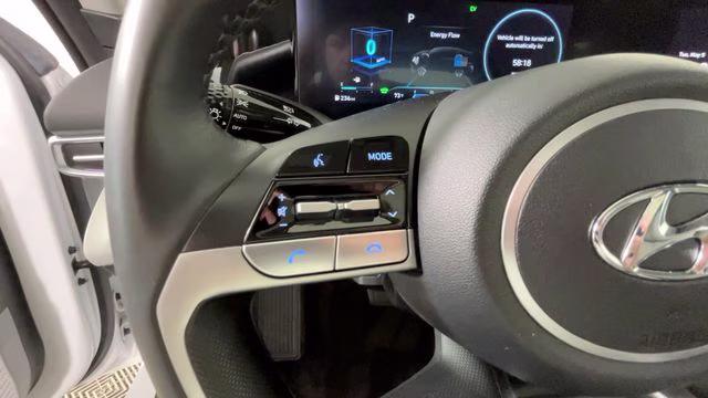 2023 Ceramic White Hyundai Elantra Hybrid Limited FWD Sedan