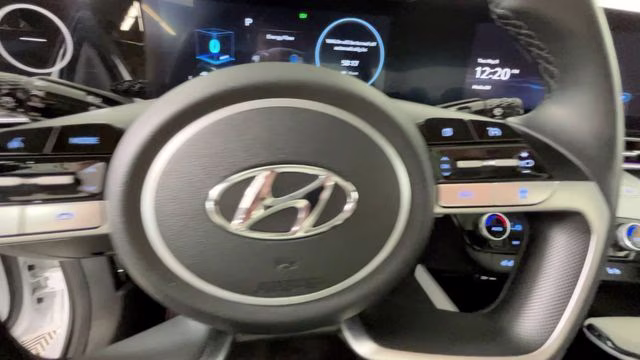 2023 Ceramic White Hyundai Elantra Hybrid Limited FWD Sedan