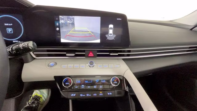 2023 Ceramic White Hyundai Elantra Hybrid Limited FWD Sedan