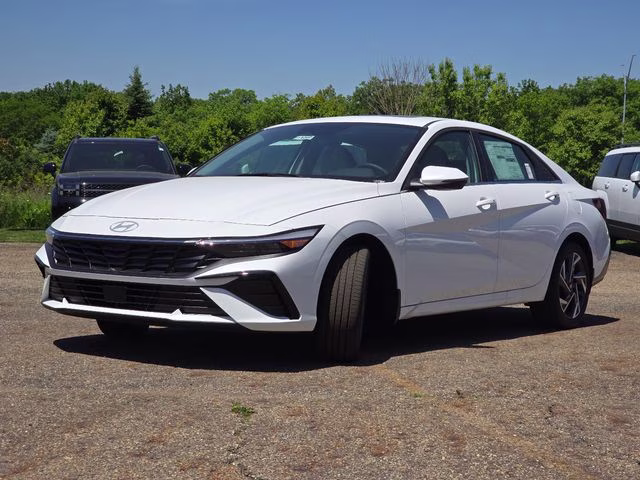 2026 Serenity White Pearl Hyundai Elantra Limited FWD Sedan
