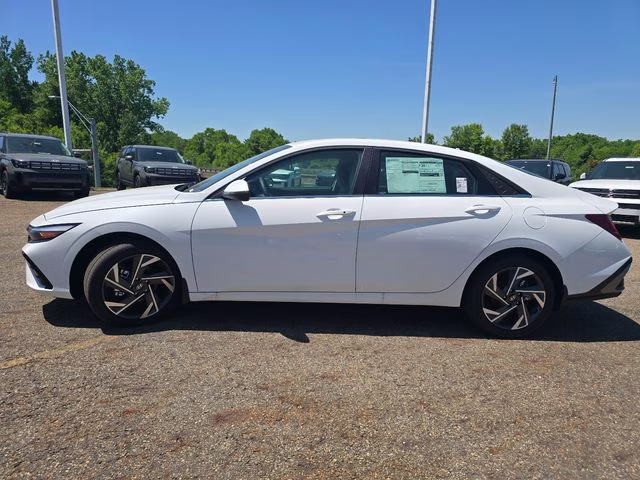 2026 Serenity White Pearl Hyundai Elantra Limited FWD Sedan