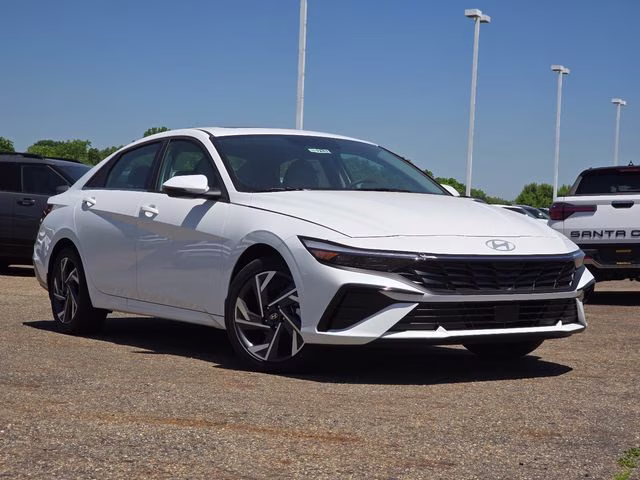 2026 Serenity White Pearl Hyundai Elantra Limited FWD Sedan