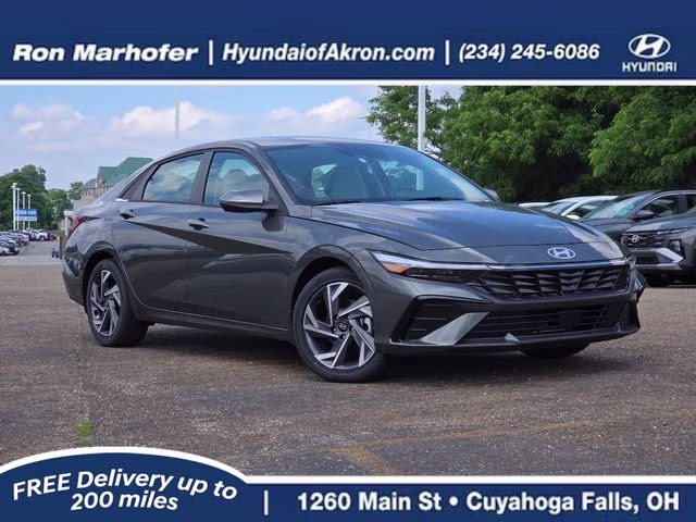 2026 Amazon Gray Hyundai Elantra Limited FWD Sedan