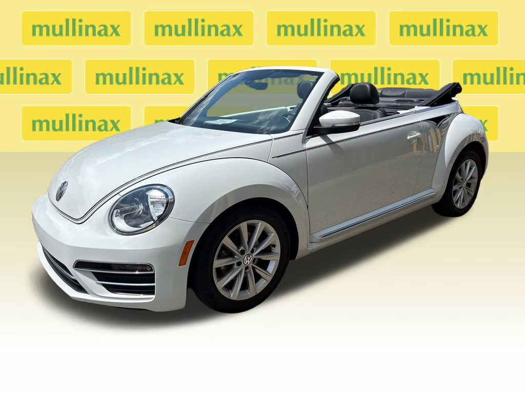2019 Pure White/Black Roof Volkswagen Beetle Convertible 2.0T SE FWD Convertible