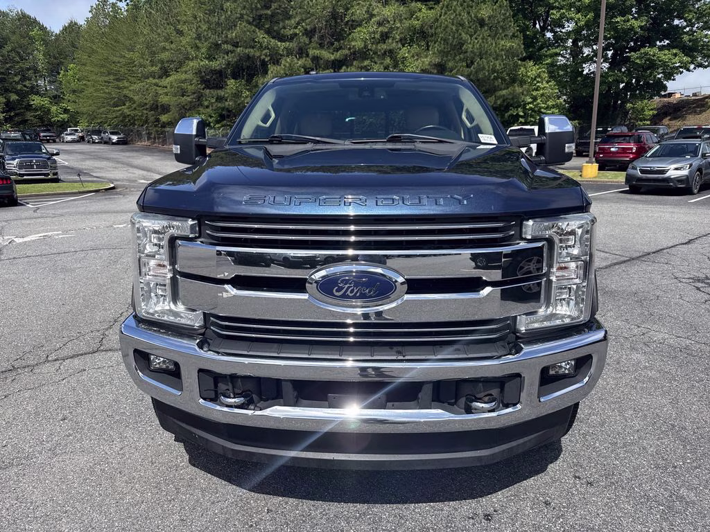 2017 Blue Jeans Metallic Ford Super Duty F-250 SRW Lariat 4X4 Truck