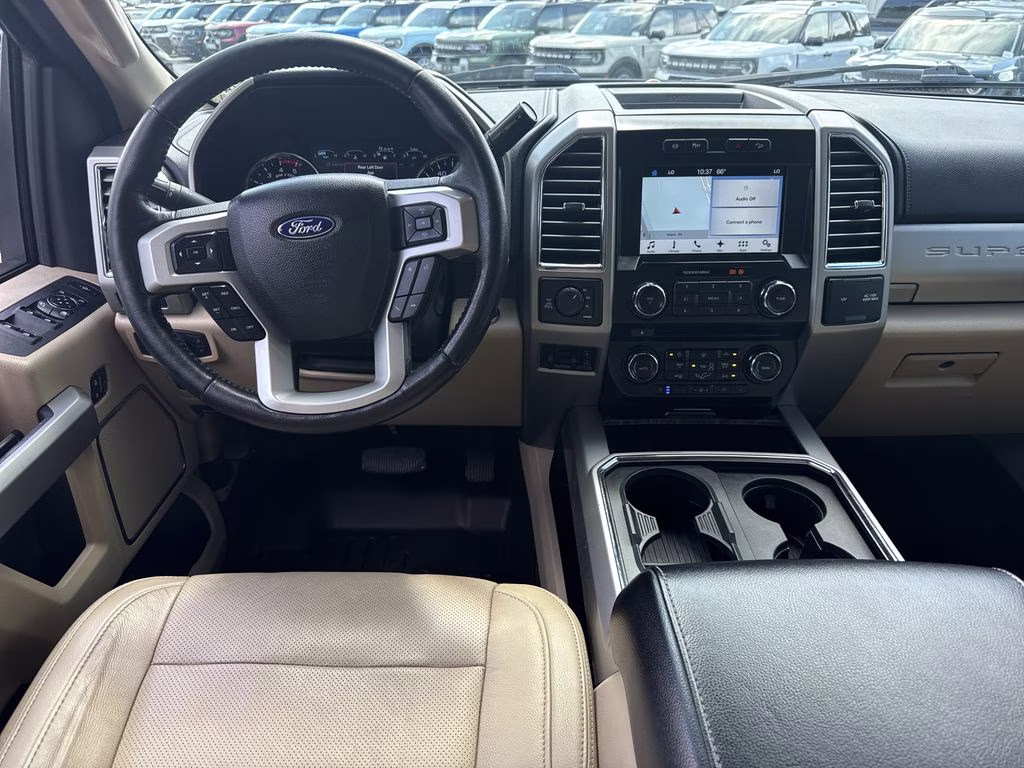 2017 Blue Jeans Metallic Ford Super Duty F-250 SRW Lariat 4X4 Truck