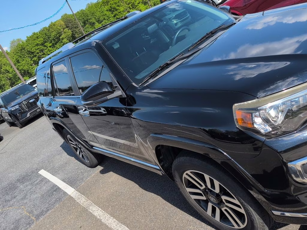 2016 Midnight Black Metallic Toyota 4Runner Limited 4X4 SUV