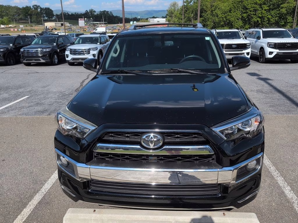 2016 Midnight Black Metallic Toyota 4Runner Limited 4X4 SUV