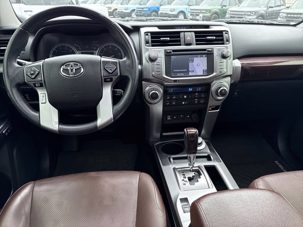 2016 Midnight Black Metallic Toyota 4Runner Limited 4X4 SUV