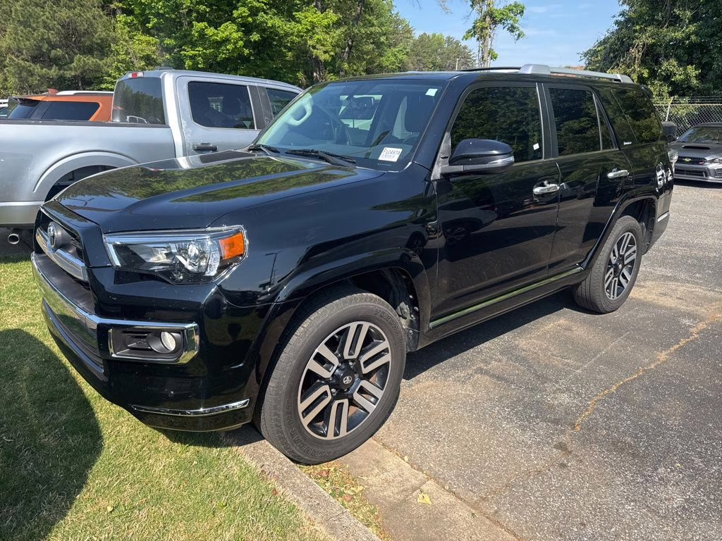 2016 Midnight Black Metallic Toyota 4Runner Limited 4X4 SUV
