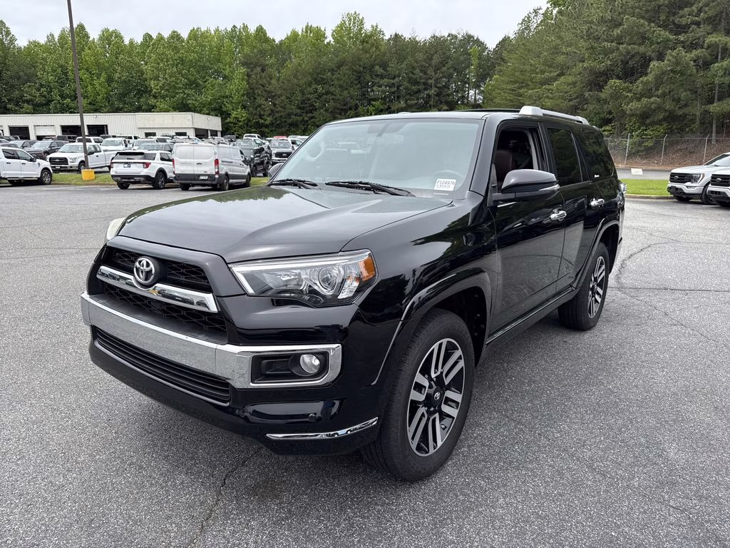 2016 Midnight Black Metallic Toyota 4Runner Limited 4X4 SUV